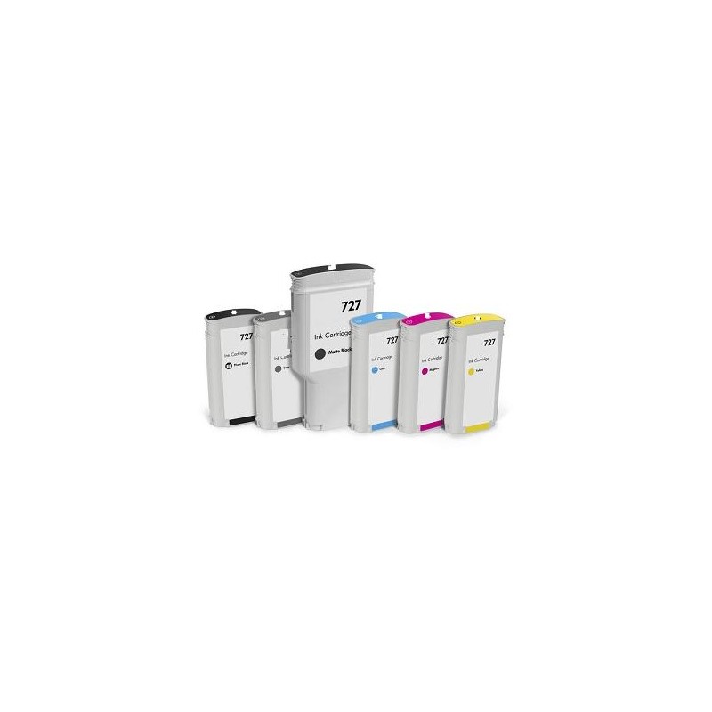 Yellow Compatible  Hp T1500,T2500,T920,T930-130ML 727